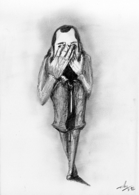 Γραφίτης σε χαρτί, 2012. © Κυριάκος Παπαγεωργίου