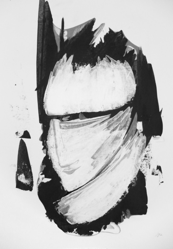 Graphite, acrylic on paper, 2012. © Kyriakos Papageorgiou