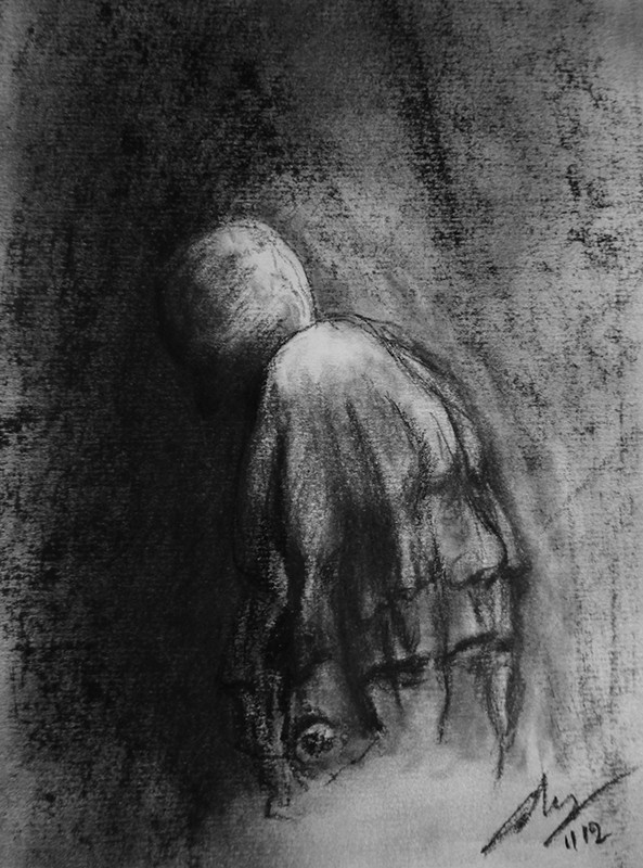 Charcoal on paper, 2012. © Kyriakos Papageorgiou
