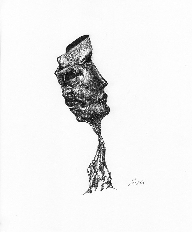 Micro pen on paper, 2013. © Kyriakos Papageorgiou