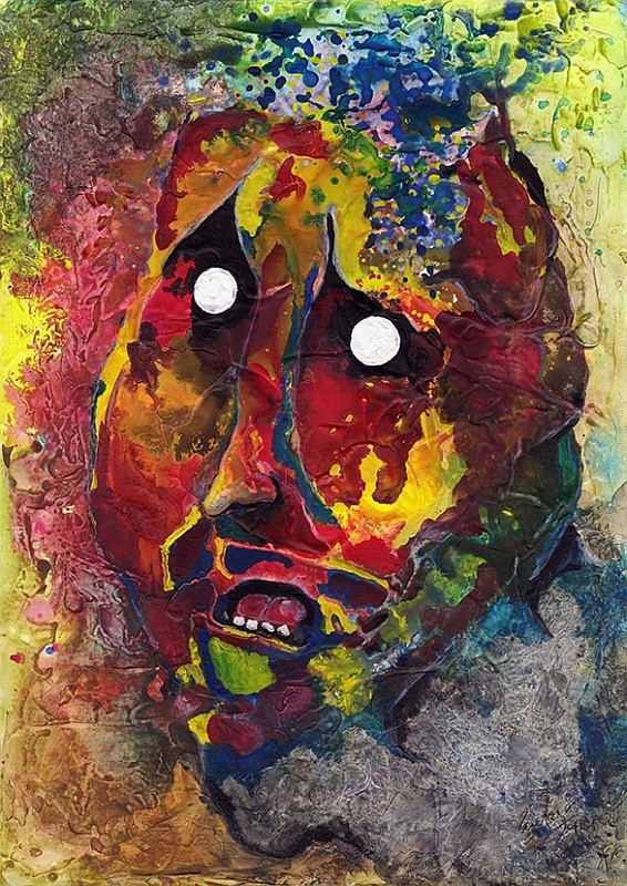 Ακουαρέλα, γκέσο σε χαρτί, 2013. © Κυριάκος Παπαγεωργίου