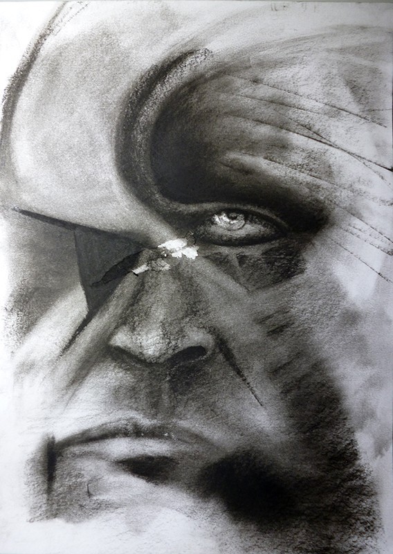 Charcoal on paper, 2013. © Kyriakos Papageorgiou