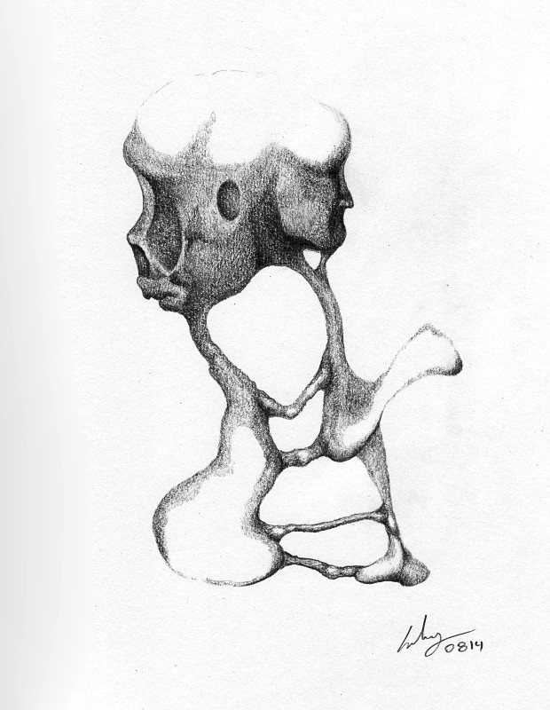 Graphite on paper, 2014. © Kyriakos Papageorgiou