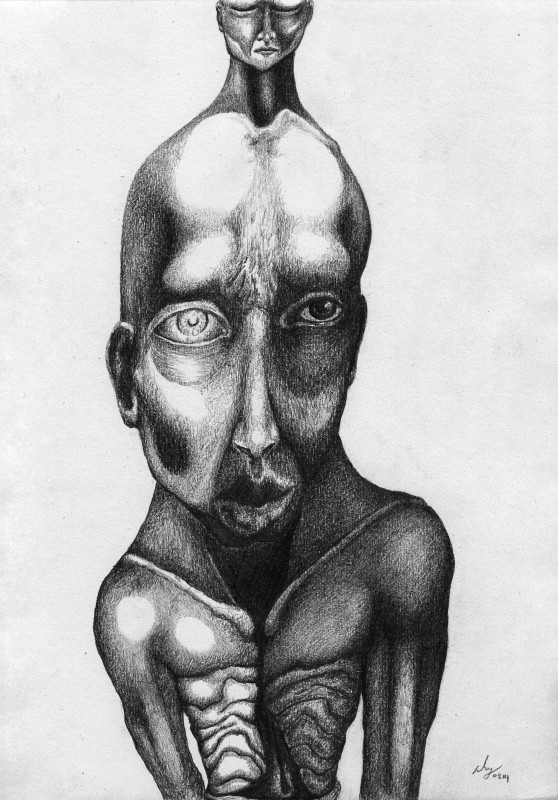 Γραφίτης σε χαρτί, 2014. © Κυριάκος Παπαγεωργίου