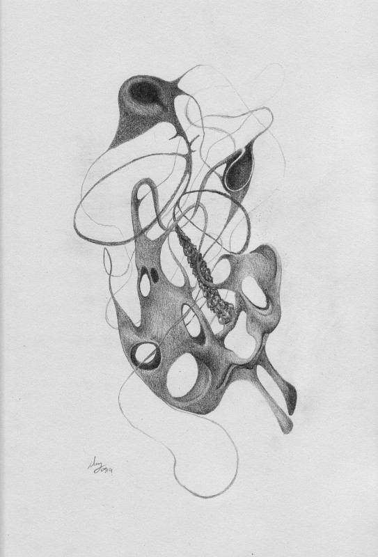 Graphite on paper, 2014. © Kyriakos Papageorgiou