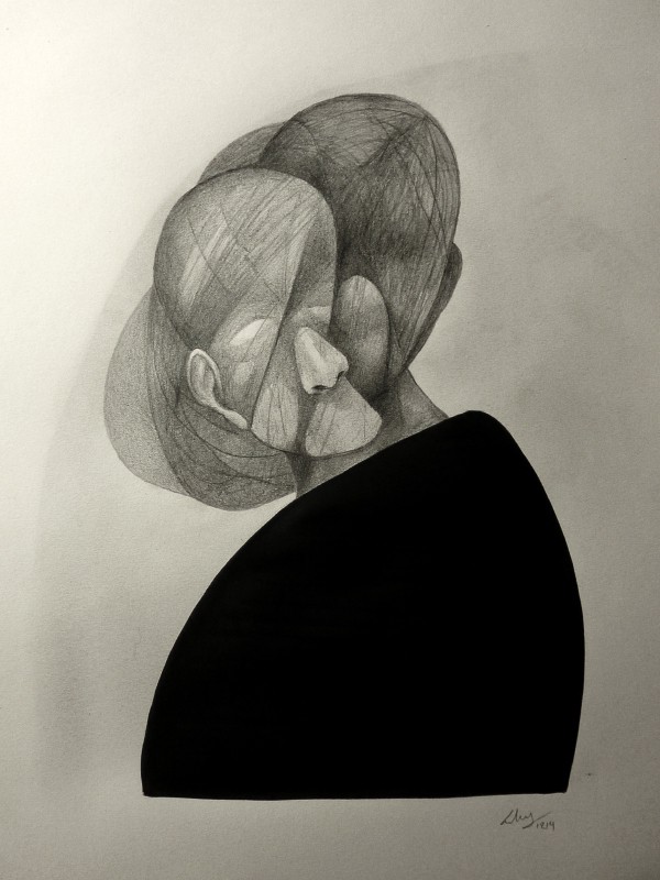 Graphite, posca on paper, 2014. © Kyriakos Papageorgiou