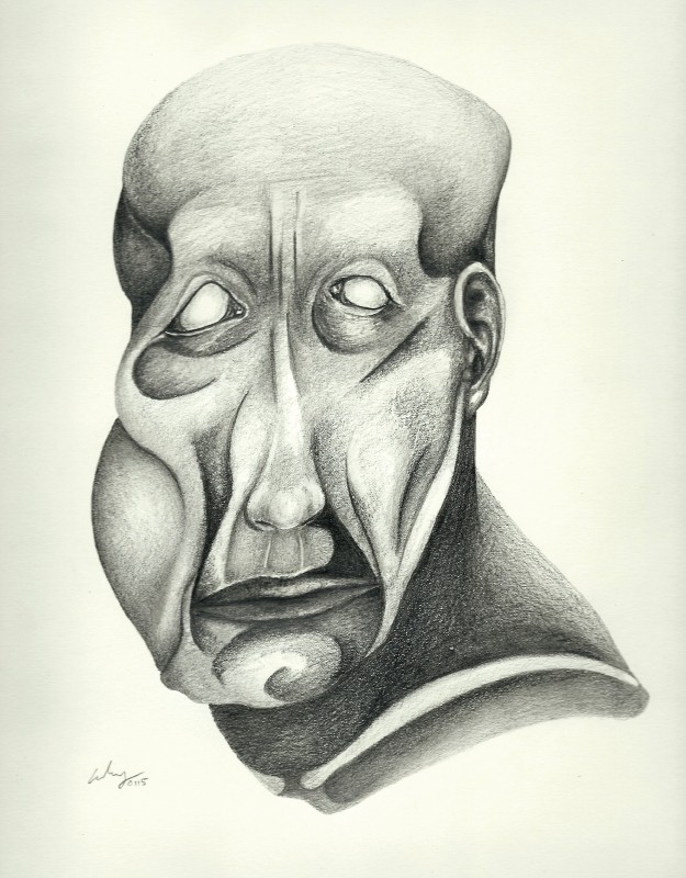 Γραφίτης σε χαρτί, 2015. © Κυριάκος Παπαγεωργίου