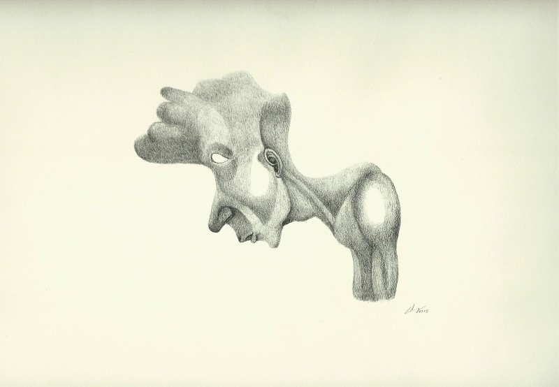 Γραφίτης σε χαρτί, 2015. © Κυριάκος Παπαγεωργίου