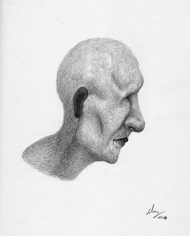 Γραφίτης σε χαρτί, 2015. © Κυριάκος Παπαγεωργίου