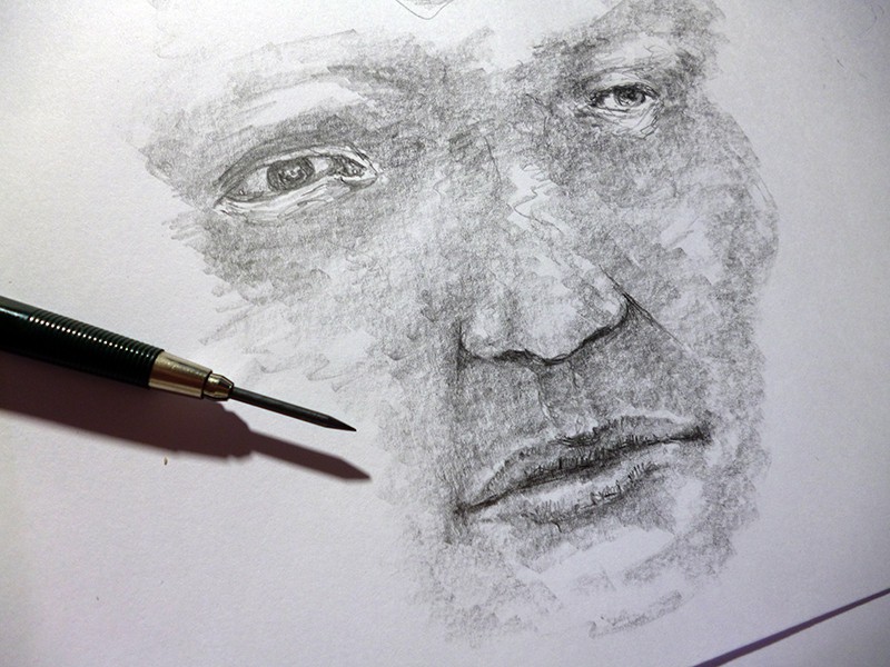 Graphite on paper, 2015. © Kyriakos Papageorgiou