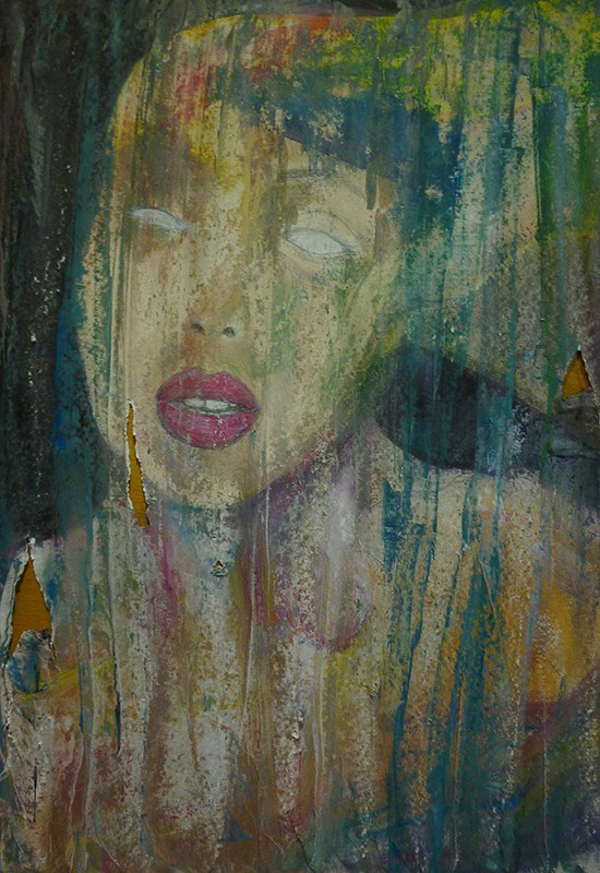 Graphite, acrylic, coloured pencil on paper, 2015. © Kyriakos Papageorgiou