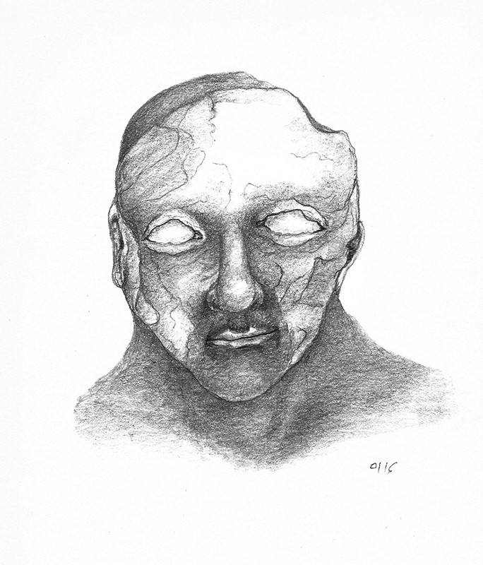 Graphite on paper, 2016. © Kyriakos Papageorgiou