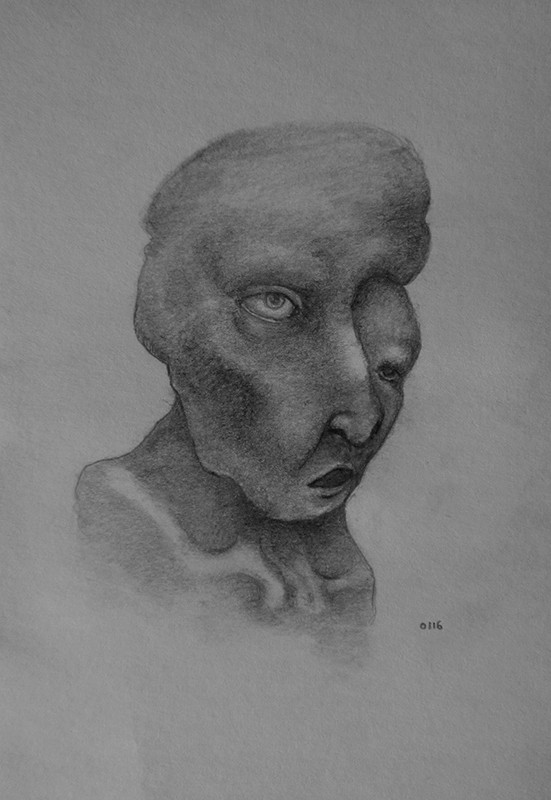 Γραφίτης σε χαρτί, 2016. © Κυριάκος Παπαγεωργίου