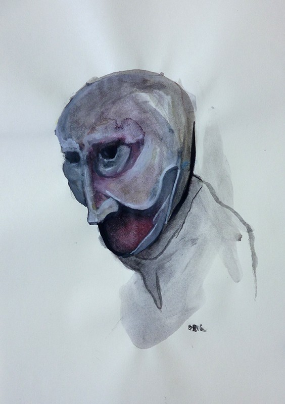 Watercolour pencil on paper, 2016. © Kyriakos Papageorgiou