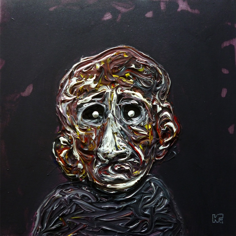 Ακρυλικό σε καμβά, 30 x 30 εκ, 2016. © Κυριάκος Παπαγεωργίου