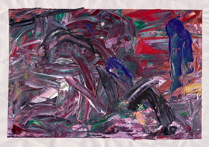 Acrylic on paper, 2016. © Kyriakos Papageorgiou