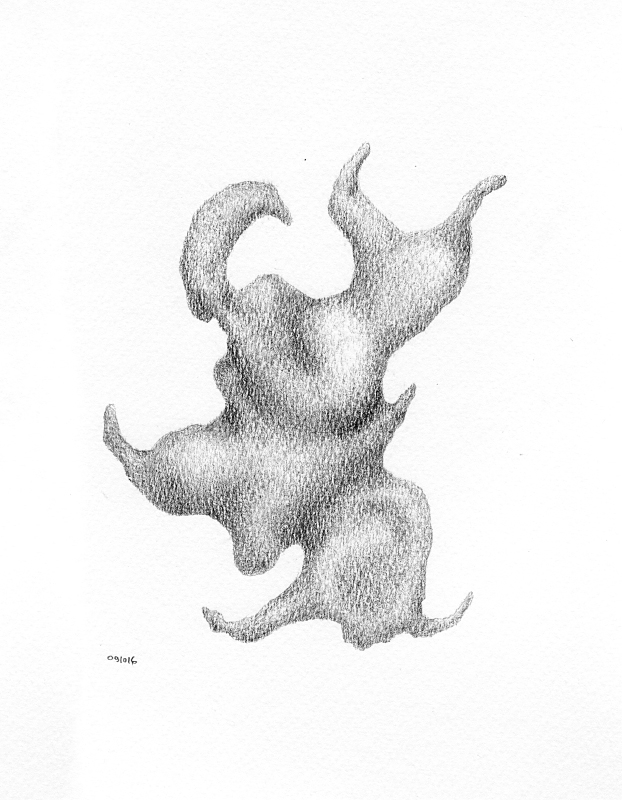 Graphite on paper, 2016. © Kyriakos Papageorgiou