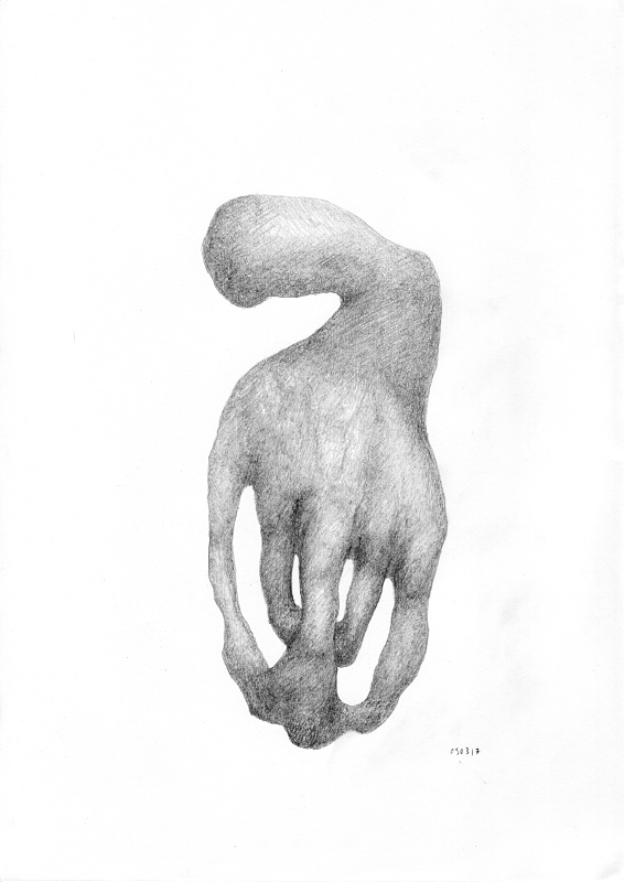 Graphite on paper, 2017. © Kyriakos Papageorgiou