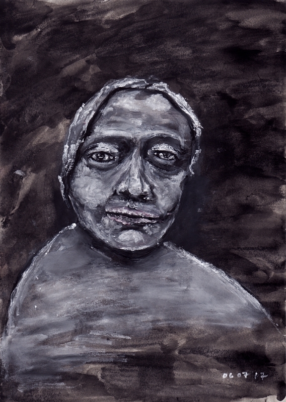 Watercolour pencil on paper, 2017. © Kyriakos Papageorgiou