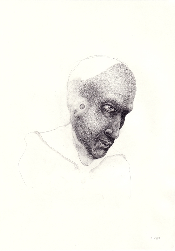 Graphite on paper, 2017. © Kyriakos Papageorgiou